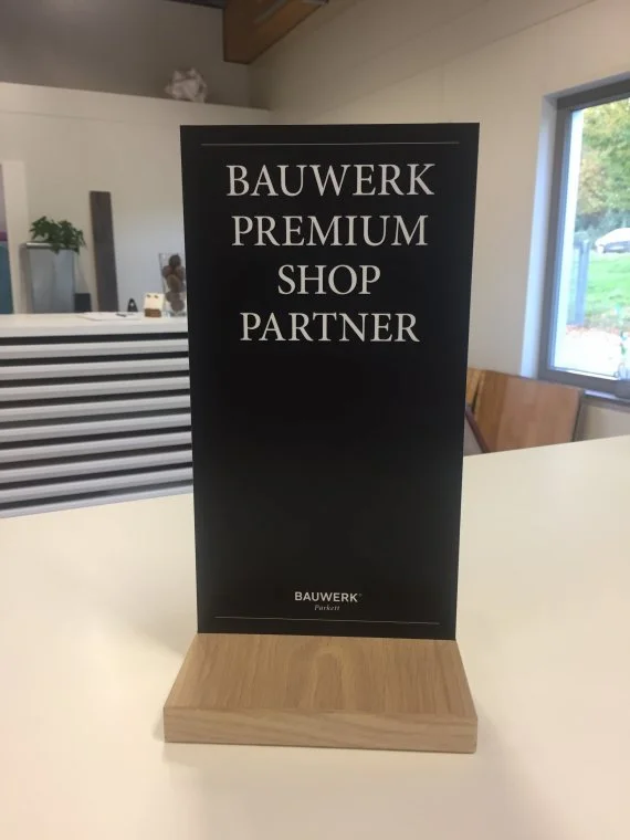 Auszeichnung als Bauwerk Premium Shop Partner